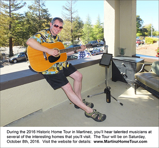 Talented musicians are a part of the Historic Home Tour in Martinez each year.